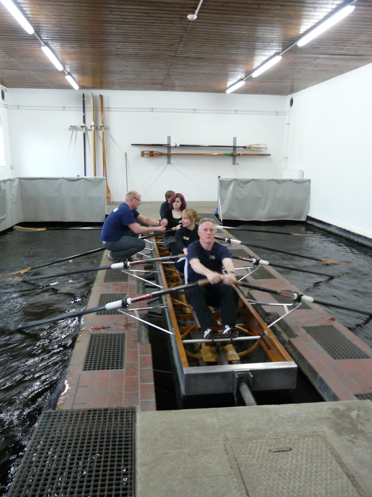 Ruderkurs 1/2012 beim Kastentraining