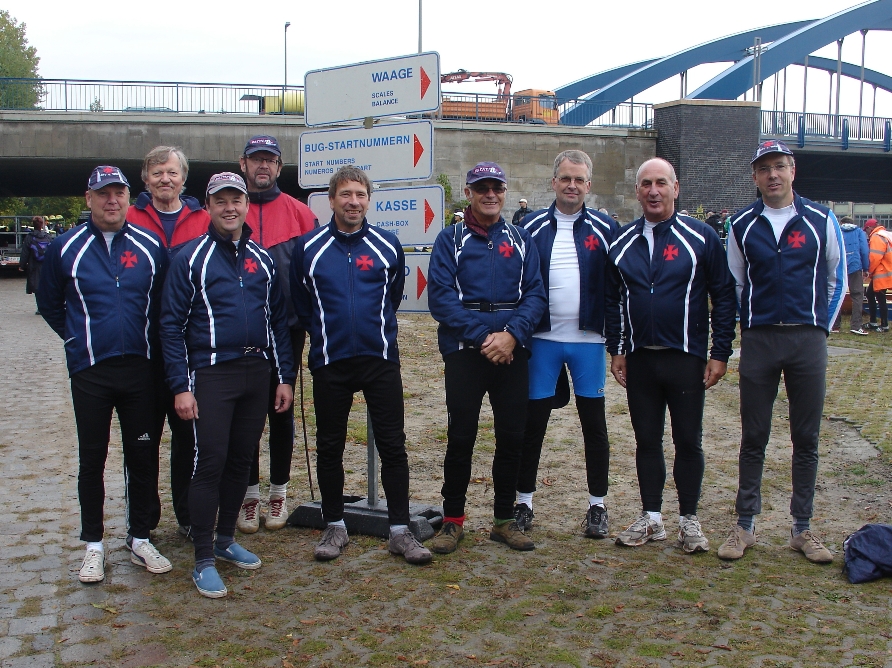 Der BRV-Achter vor dem Start Der BRV-Achter vor dem Start