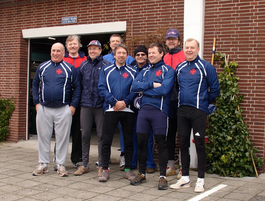 E von L. n. R. : Jens Ronneburg, Günther Brandt, Jürgen Blanke, Manfred Knoche, Klaus Michael, Hans-Jürgen Kaiser, Thomas Freyer, Heiner Gratenau, Hans-Werner Heidmann