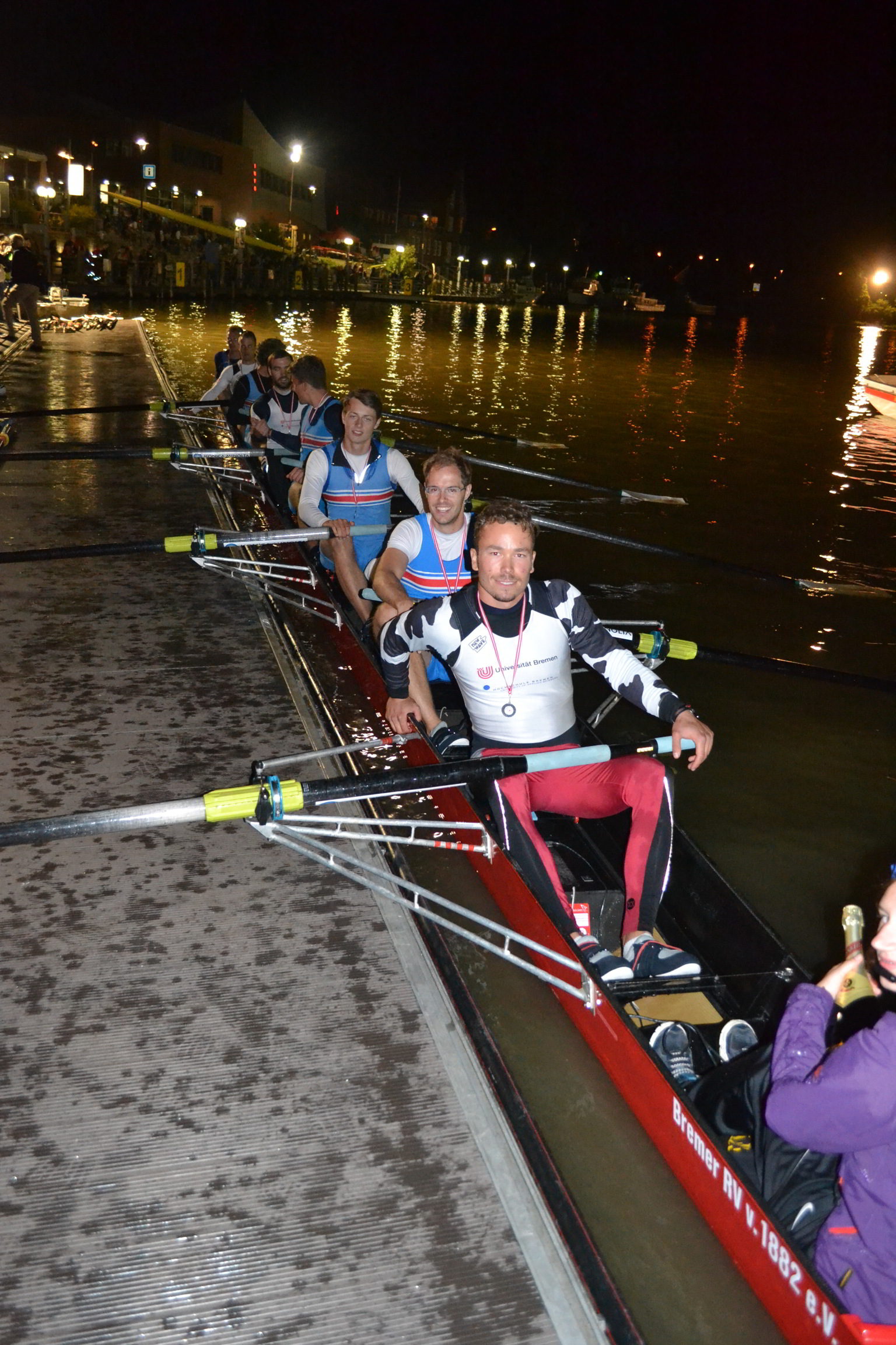 Siegreich beim Nachtsprint