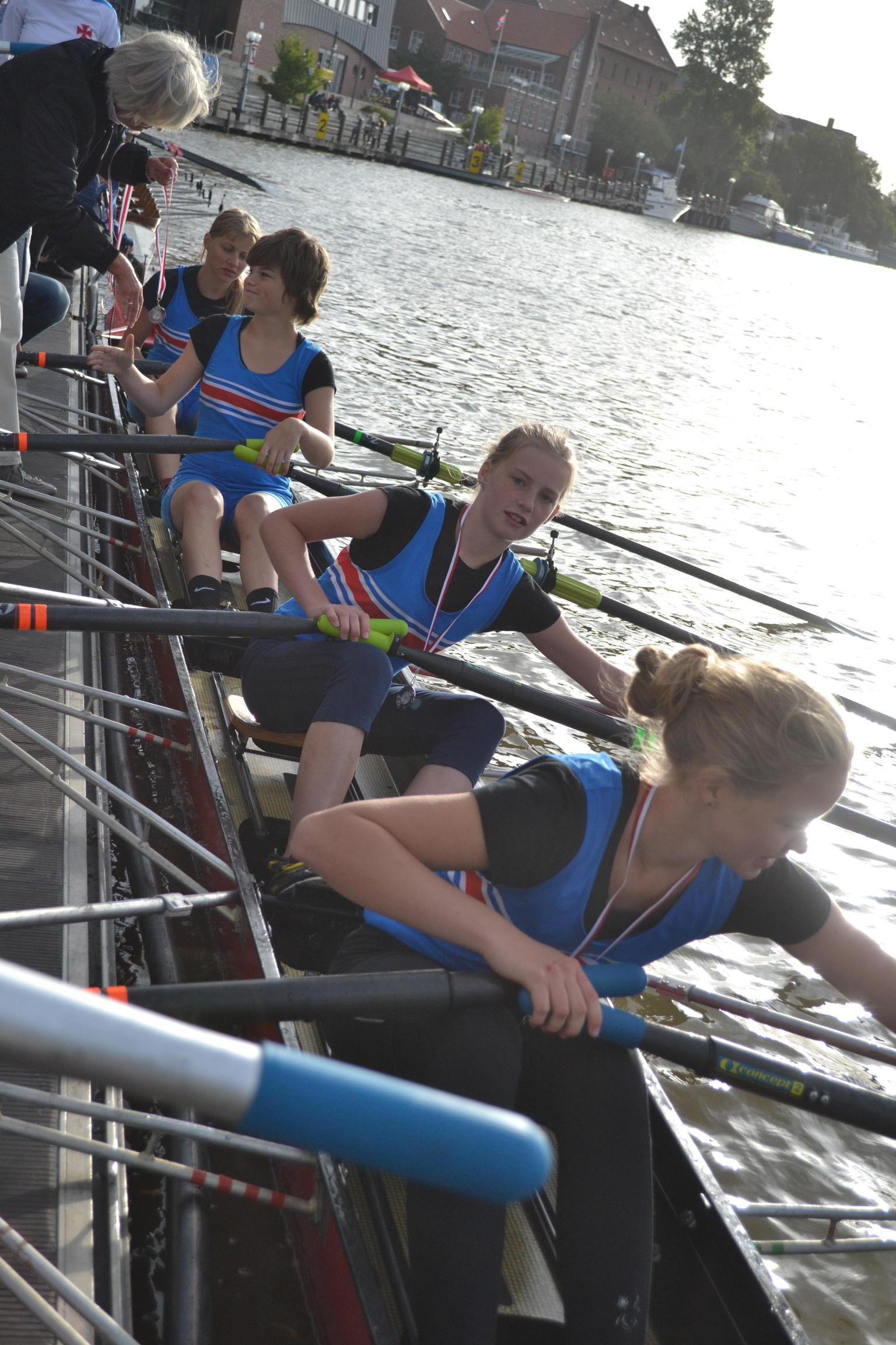 Der erfolgreiche Mädchenvierer