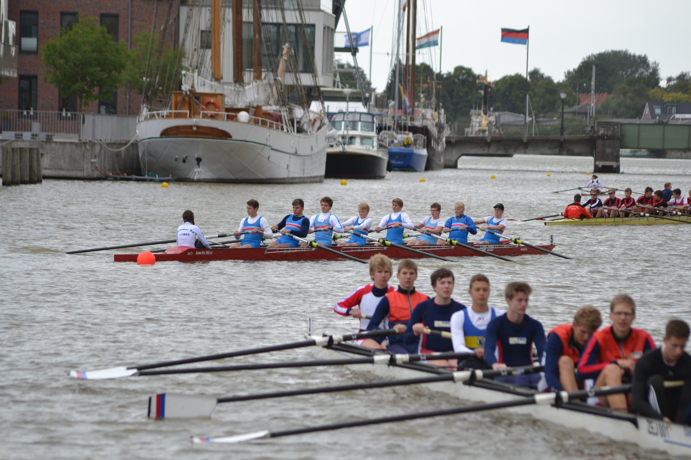 Unser Junioren-Vereinsachter - Konzentration vor dem Rennen