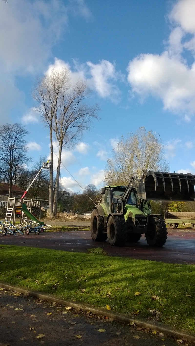 Traktor einspannen